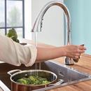 GROHE Chrome Single Handle Pull Down Kitchen Faucet 