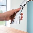 GROHE Chrome Single Handle Pull Down Kitchen Faucet 
