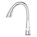 GROHE Chrome Single Handle Pull Down Kitchen Faucet 
