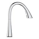 GROHE Chrome Single Handle Pull Down Kitchen Faucet 