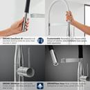 GROHE Sunrise Single Handle Pull Out Kitchen Faucet 