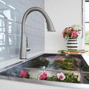 GROHE SuperSteel Infinity Single Handle Pull Out Kitchen Faucet 