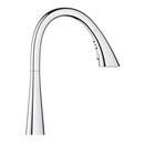 GROHE StarLight Chrome Monoblock Single Handle Pull Out Kitchen Faucet 