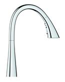GROHE StarLight Chrome Monoblock Single Handle Pull Out Kitchen Faucet 