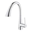 GROHE StarLight Chrome Monoblock Single Handle Pull Out Kitchen Faucet 