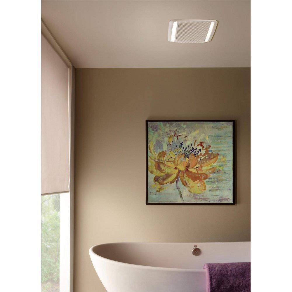 Broan-NuTone White Bathroom Exhaust Fan in White 