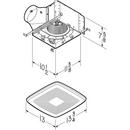 Broan-NuTone White Bathroom Exhaust Fan in White 