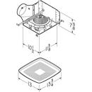 Broan White Bathroom Exhaust Fan in White 