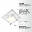 BROAN ECONOMY LED UPGRADE GRILLE - 4 PACK 