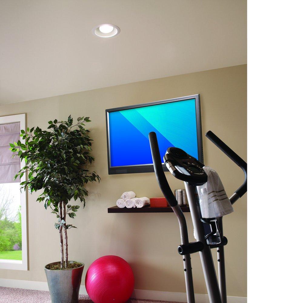 Broan White Bathroom Exhaust Fan in White 