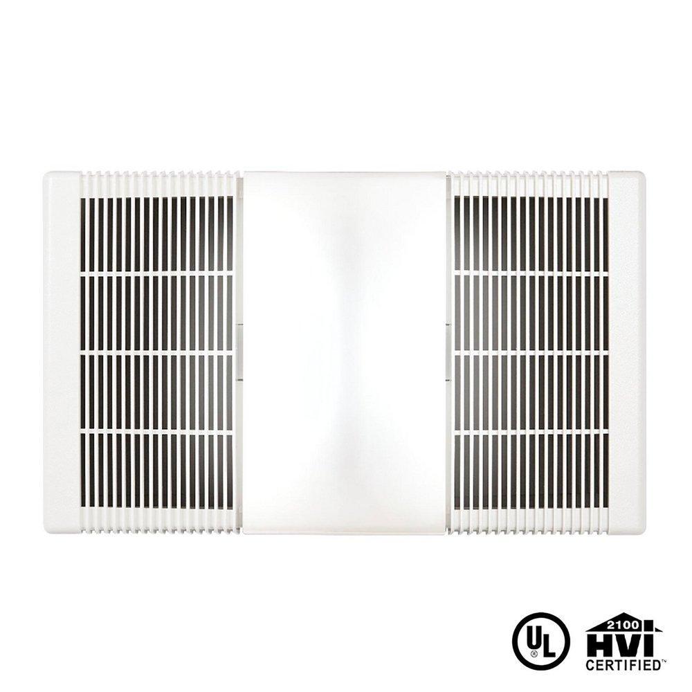 Broan White Bathroom Exhaust Fan in White 