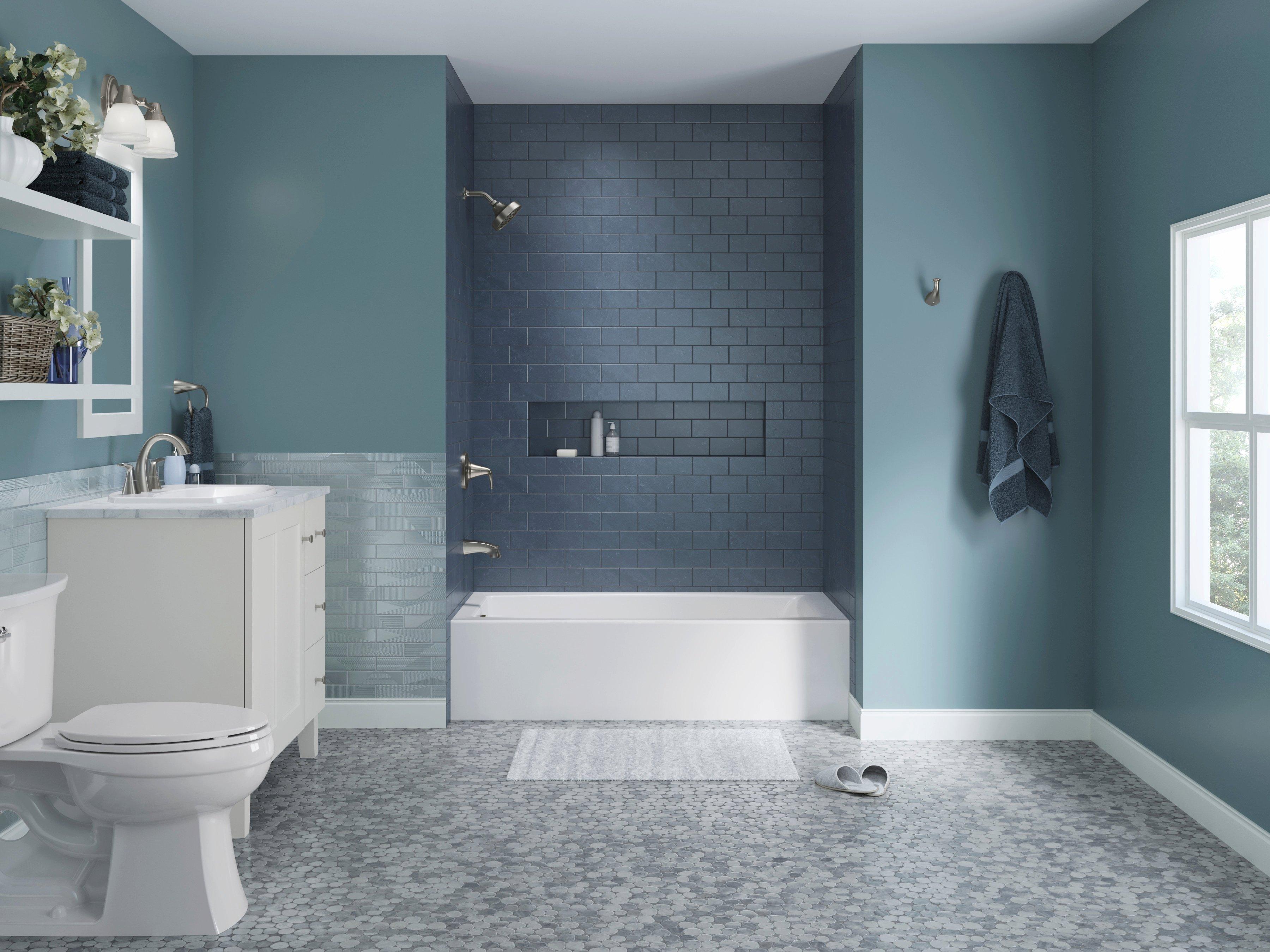 KOHLER White 60 x 30-1/4 in. Soaker Alcove Bathtub in White 