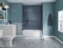 KOHLER White 60 x 30-1/4 in. Soaker Alcove Bathtub in White 