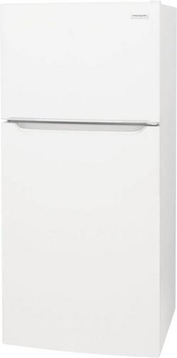 30 in. 18.3 cu. ft. Top Mount Freezer Refrigerator in White