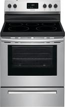 Frigidaire Stainless Steel 29-7/8 in. Electric 4-Burner Smoothtop Freestanding Range 