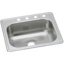3-Hole 1-Bowl Self-rimming or Drop In Kitchen Sink in Satin