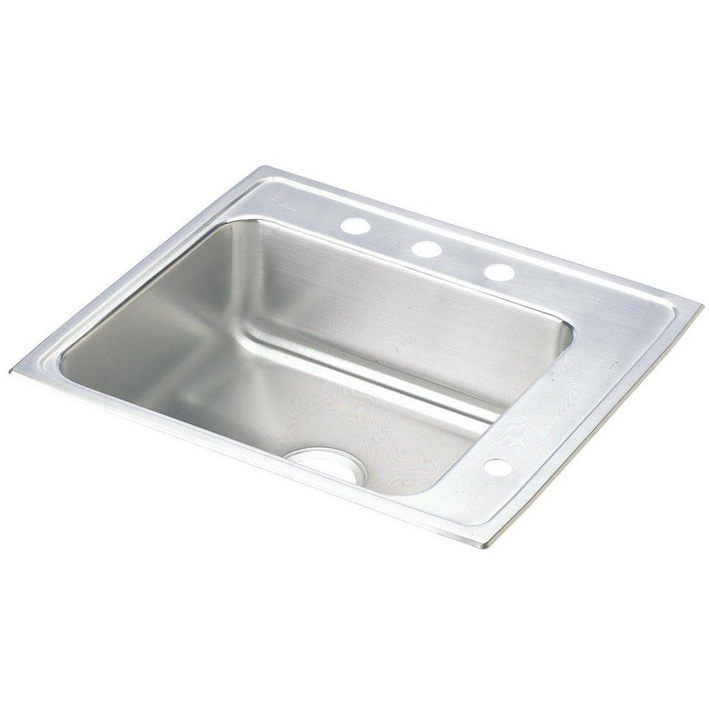 Elkay Lustrous Satin 22 x 19-1/2 x 5-1/2 in. Drop-in Classroom Sink 
