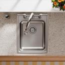 Elkay Lustrous Satin 17 x 22 in. Stainless Steel Single Bowl Drop-in Kitchen Sink in Lustrous Satin 