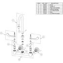 Kingsford Stainless Steel 33 x 22 in. Stainless Steel Double Bowl Drop-in Kitchen Sink in Satin 