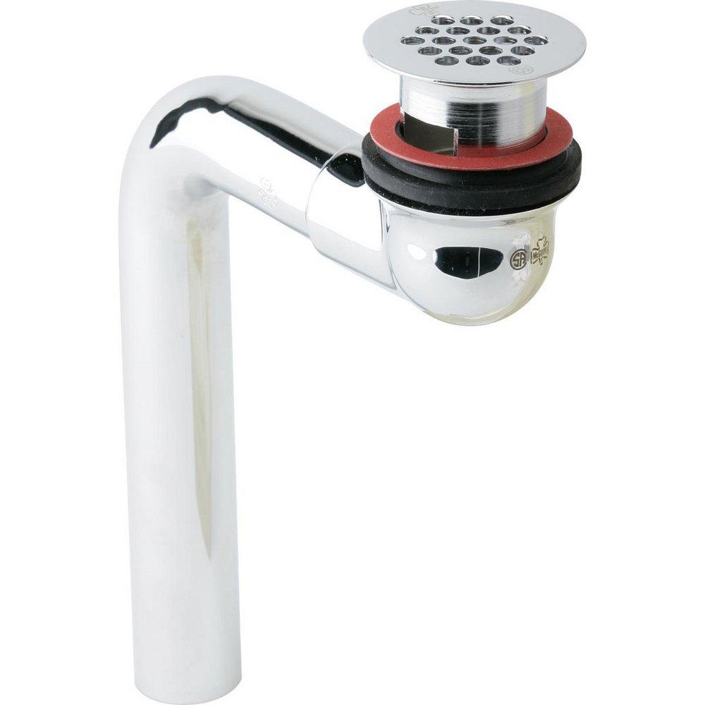 Elkay Polished Chrome 1- 1/2 in. Lavatory Grid Drain Brass 