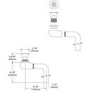 Elkay Polished Chrome 1- 1/2 in. Lavatory Grid Drain Brass 