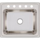 Elkay Lustrous Satin 17 x 16 in. Stainless Steel Single Bowl Drop-in Kitchen Sink in Lustrous Satin 