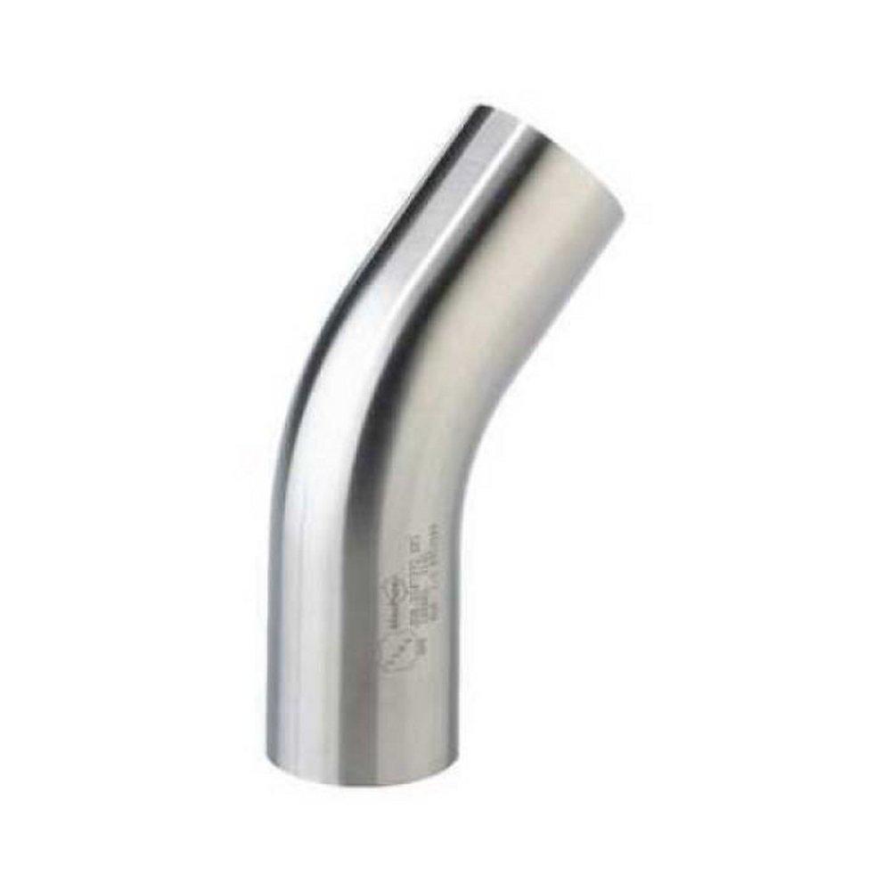 VNE Corporation Butt Weld 45 Degree Stainless Steel Elbow 
