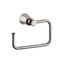 Rectangular Open Towel Ring in Polished Nickel