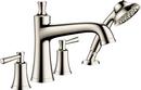 Hansgrohe Polished Nickel Two Handle Roman Tub Faucet with Trim 