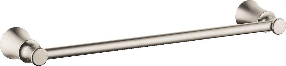 18 in. Towel Bar in Brushed Nickel 