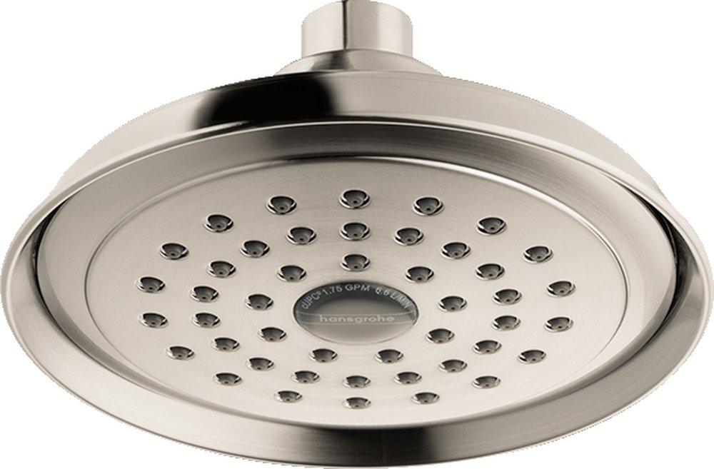 Hansgrohe Brushed Nickel Single Function Full Showerhead 