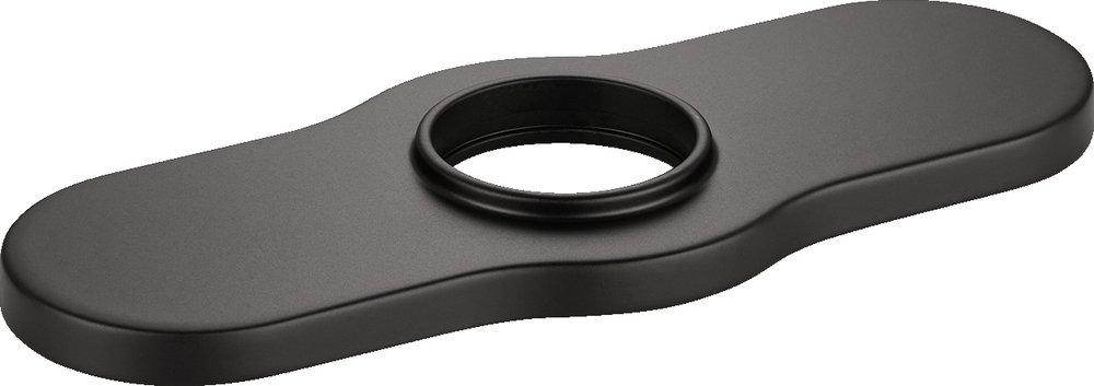 Joleena Base Plate for Single-Hole Faucets in Matte Black 