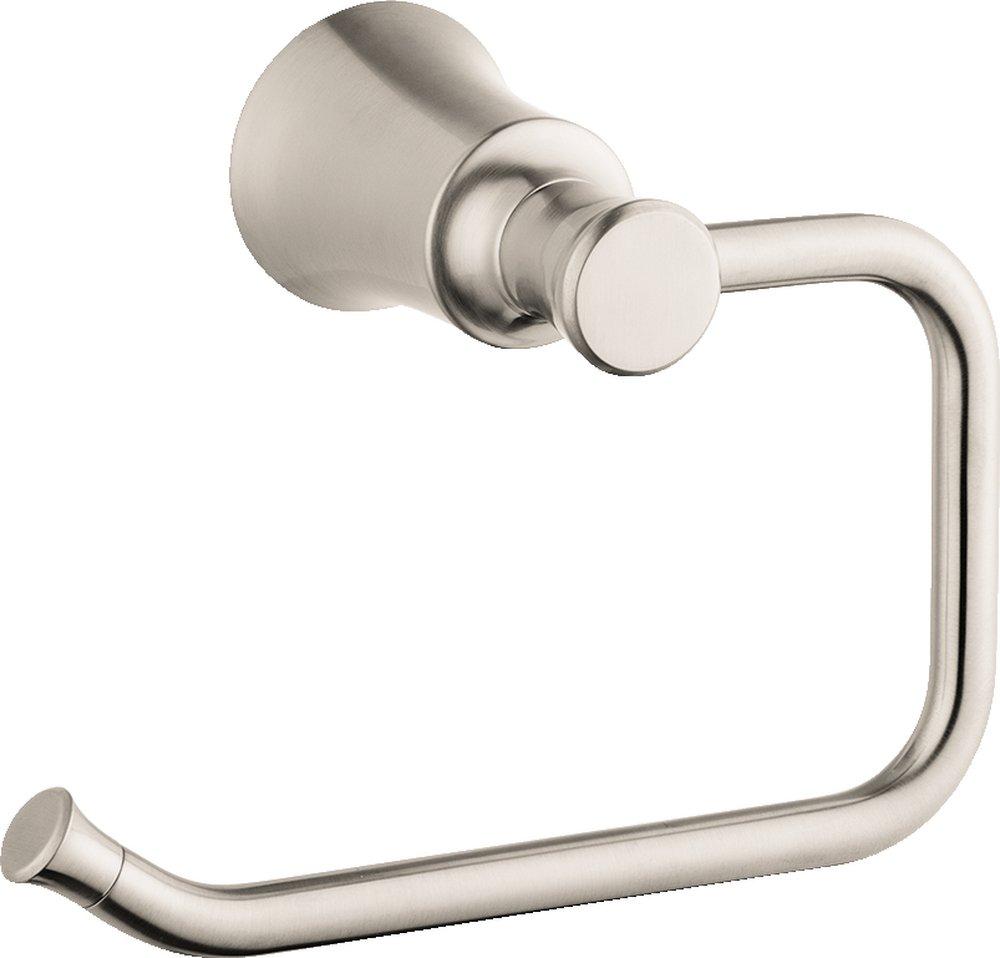 Hansgrohe Brushed Nickel Wall Toilet Tissue Holder 
