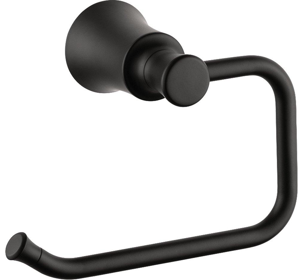 Hansgrohe Matte Black Wall Toilet Tissue Holder 