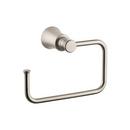 Rectangular Open Towel Ring in Brushed Nickel