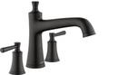 Hansgrohe Matte Black Two Handle Roman Tub Faucet with Trim 