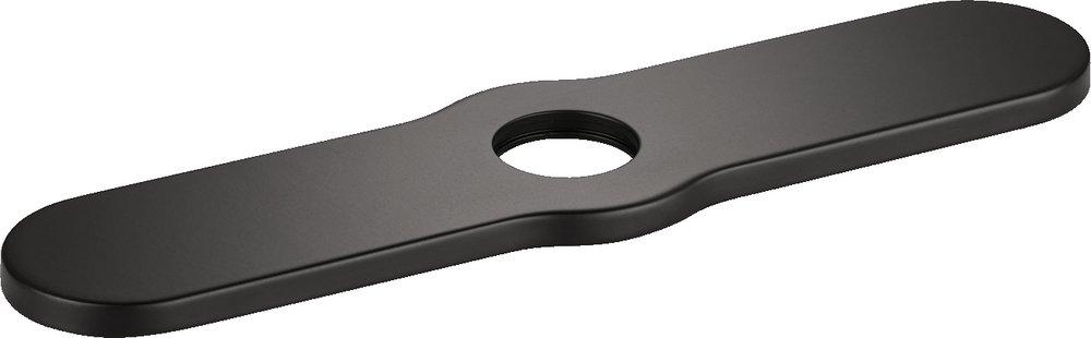 Hansgrohe Matte Black 10-7/8 in. Zinc Base Plate 