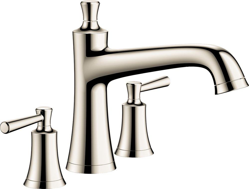 Hansgrohe Polished Nickel Two Handle Roman Tub Faucet with Trim 