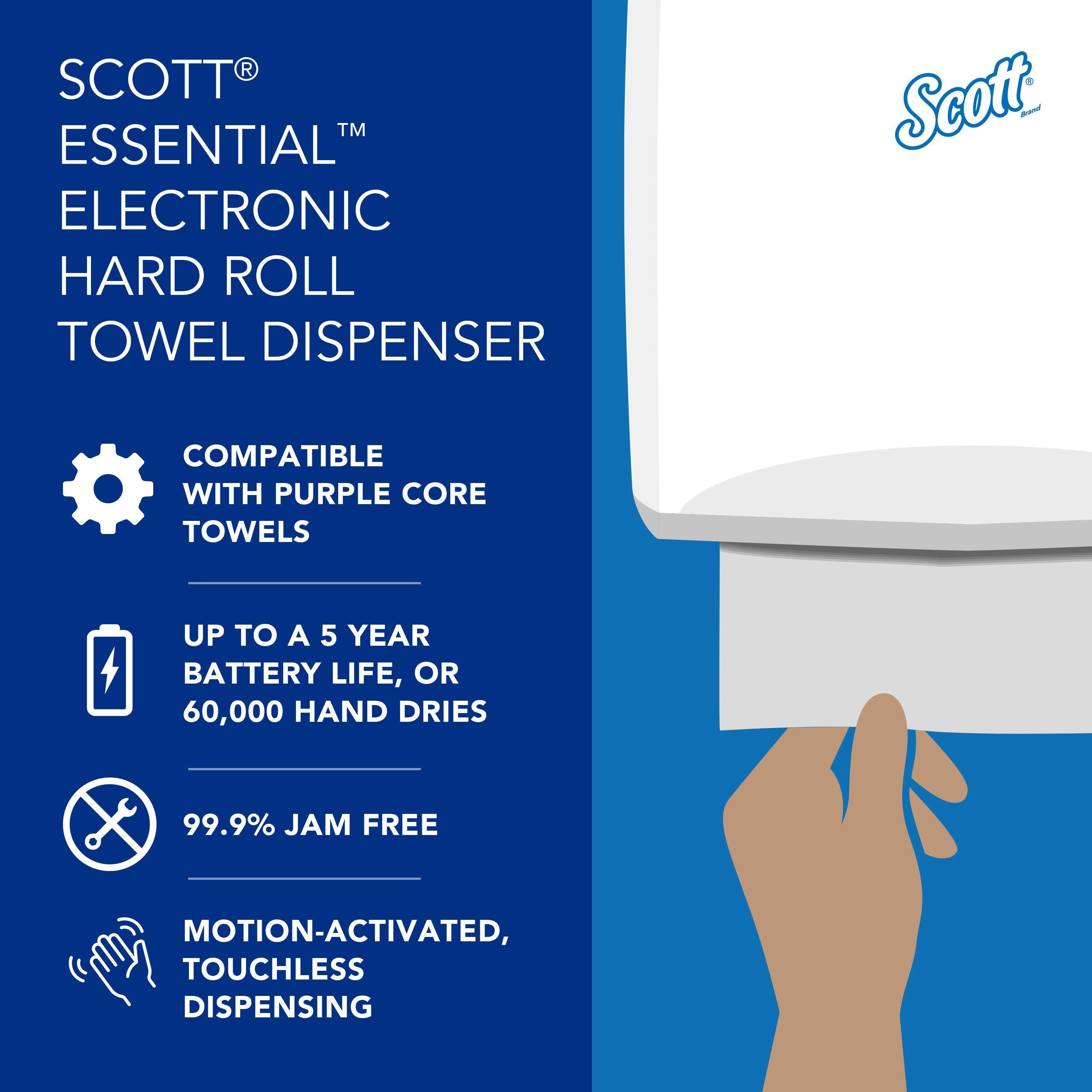 Scott&reg; Smoke Electronic Towel Dispenser 