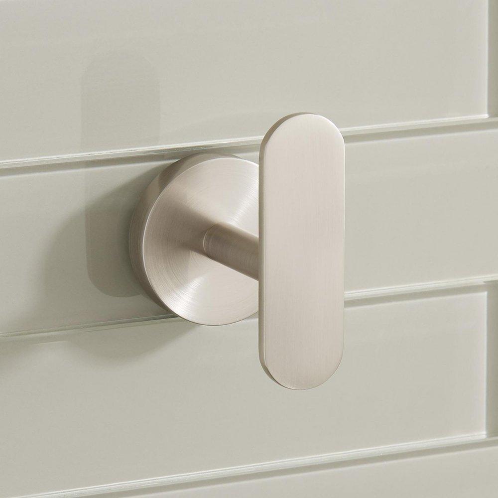 Signature Hardware Brushed Nickel Single Robe Hook 