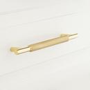 7-3/8 in. Brass Cabinet Pull in Polished Brass