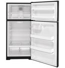 Hotpoint&reg; Black 28 in. 11.58 cu. ft. Top Mount Freezer Refrigerator 