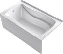 KOHLER White 66 x 35-15/16 in. Air Bath Drop-In Bathtub with Left Drain 