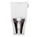 Carraway Two-Piece Skirted Elongated Toilet - ADA Compliant - White 