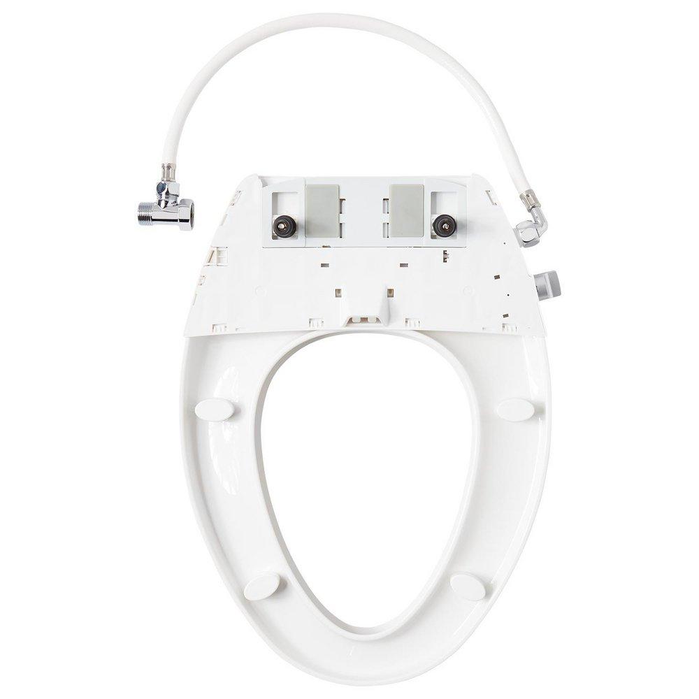 Carraway Two-Piece Skirted Elongated Toilet - ADA Compliant - White 