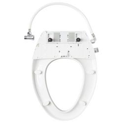 Carraway Two-Piece Skirted Elongated Toilet - ADA Compliant - White
