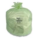 Heritage Bag Company Green 24 x 32 in. 0.88 mil Plastic Compostable Liner in Green (Case of 200) 