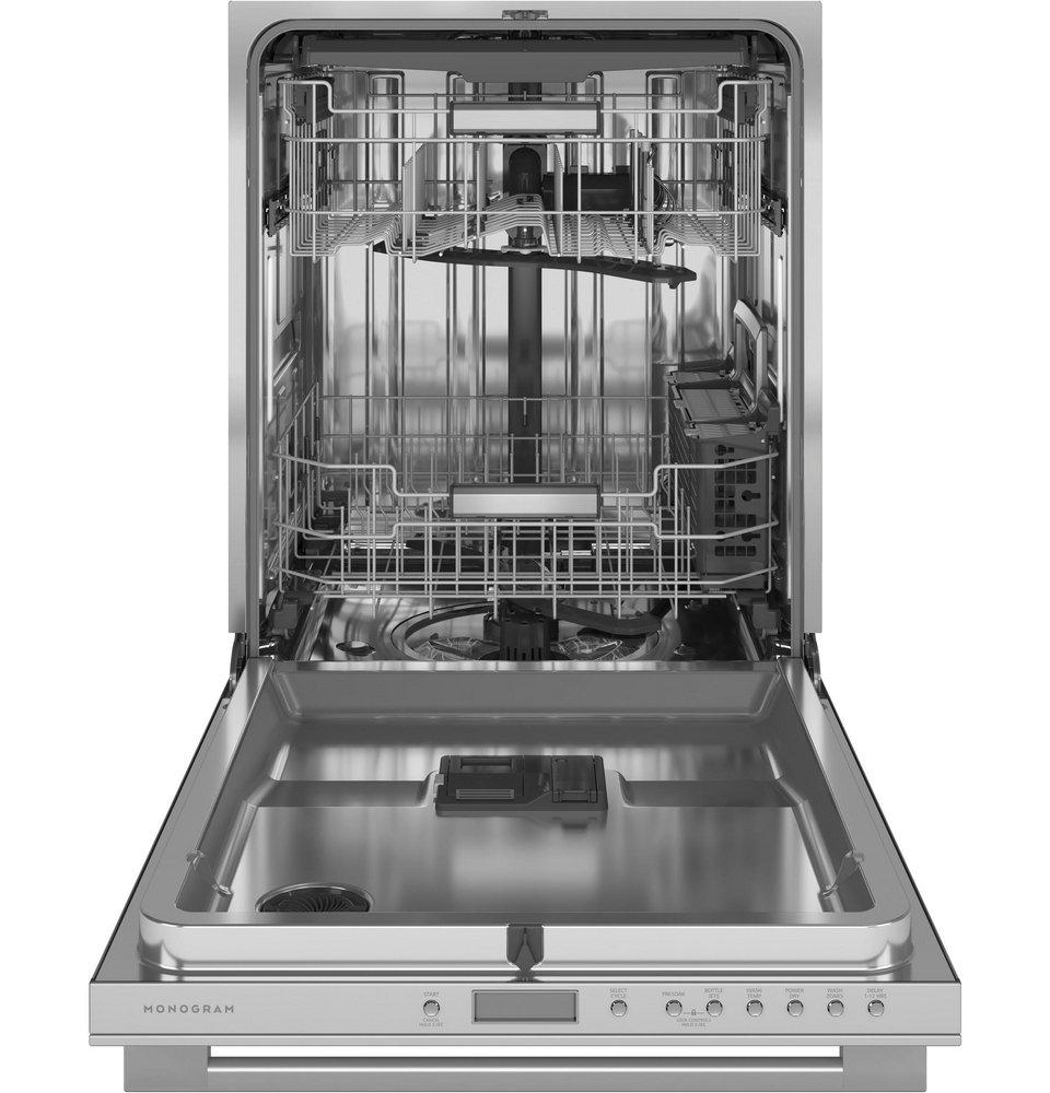 Monogram&reg; Stainless Steel 23-3/4 in. 16 Place Settings Dishwasher 