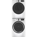 GE&reg; White 32 in. 4.8 cu. ft. Electric Front Load Washer 