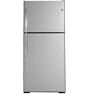GE® Stainless Steel 32-3/4 in. 21.9 cu. ft. Freezer on Top Refrigerator